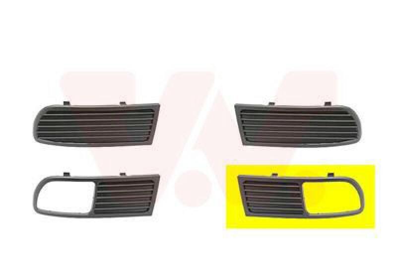 VAN WEZEL Ventilation Grille, bumper