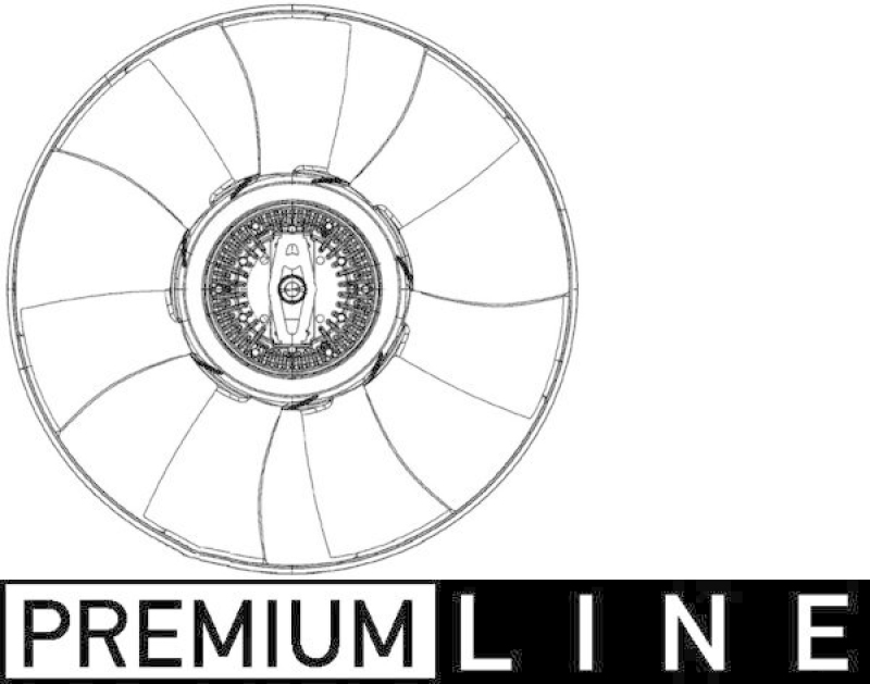 MAHLE Fan, radiator BEHR *** PREMIUM LINE ***