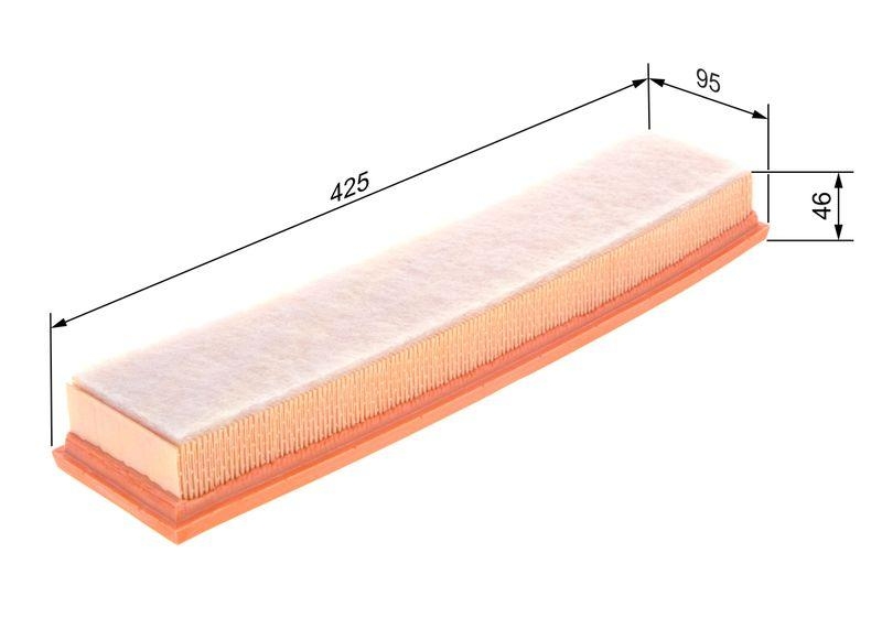 BOSCH Luftfilter 1 457 433 337