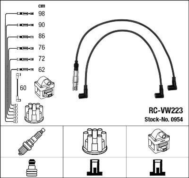 NGK Ignition Cable Kit