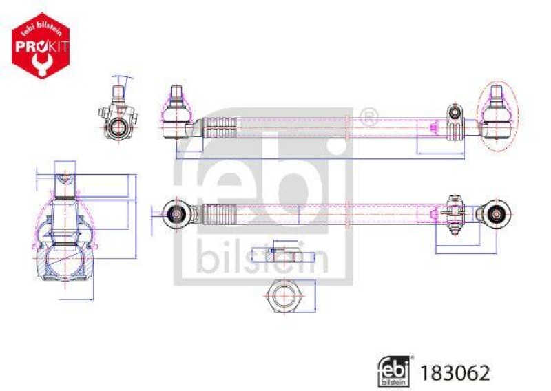 FEBI BILSTEIN Centre Rod Assembly ProKit