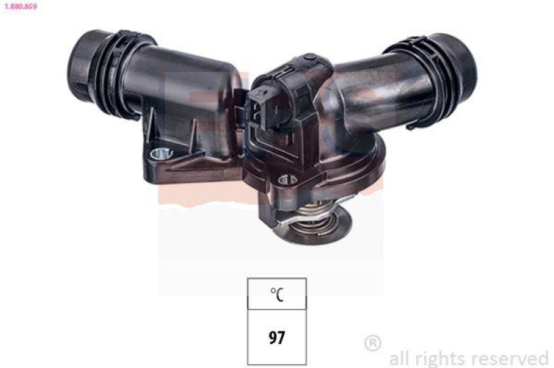 EPS Thermostat für Kühlmittel / Kühlerthermostat Made in Italy - OE Equivalent