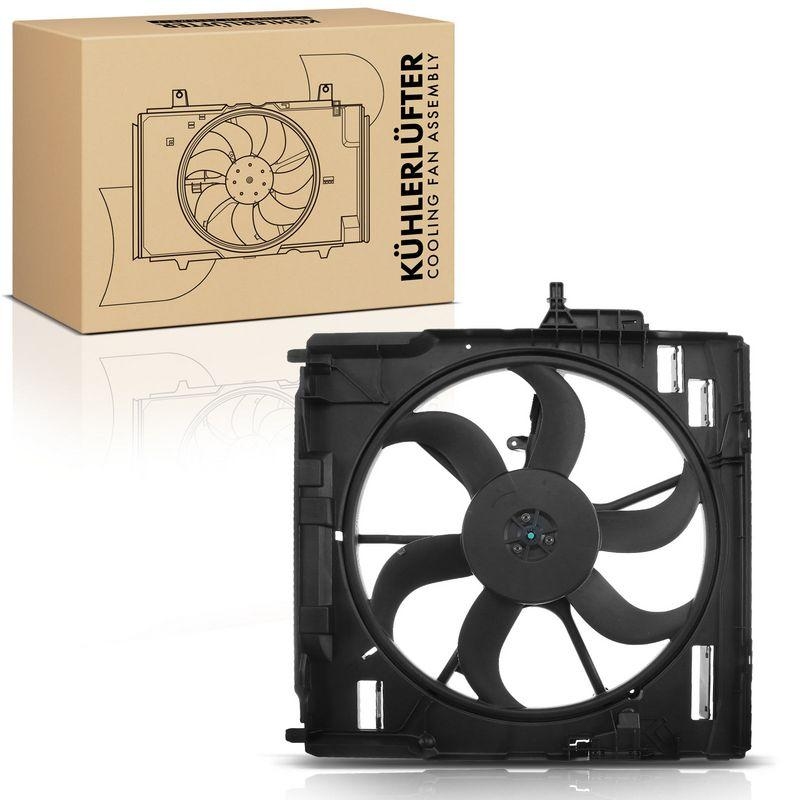 1x Frankberg Motork&uuml;hler Einfachl&uuml;fter mit K&uuml;hlerl&uuml;fterrahmen passend f&uuml;r BMW X5 E70 2006-2013 3.0L 4.8L 5481FB0021304