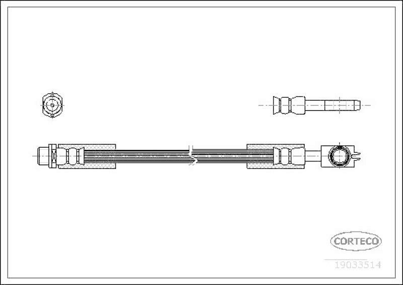 CORTECO Brake Hose