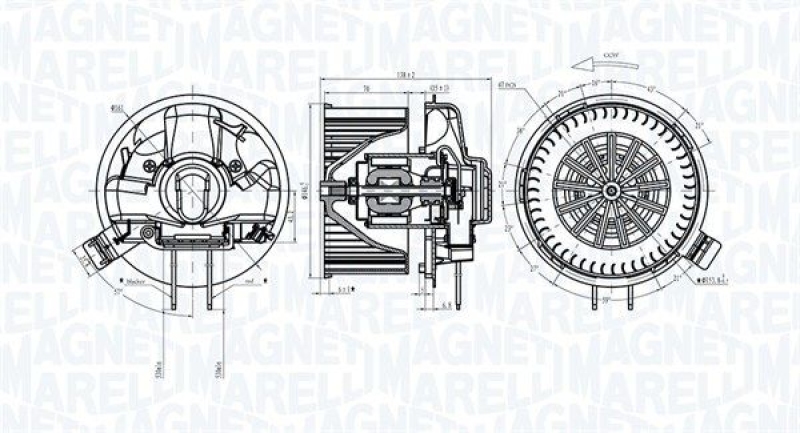 MAGNETI MARELLI Innenraumgebläse