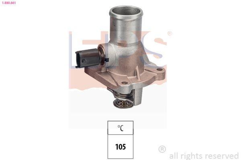 EPS Thermostat für Kühlmittel / Kühlerthermostat Made in Italy...