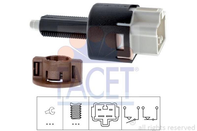 FACET Bremslichtschalter Made in Italy - OE Equivalent