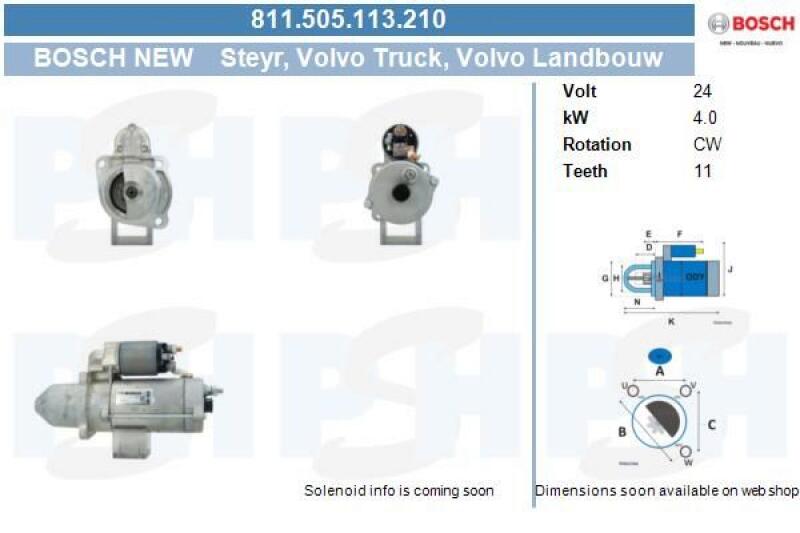 BV PSH Starter 811505113210