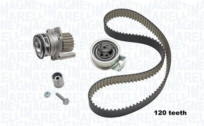 MAGNETI MARELLI Wasserpumpe + Zahnriemensatz