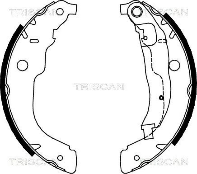 TRISCAN Bremsbackensatz 8100 28053
