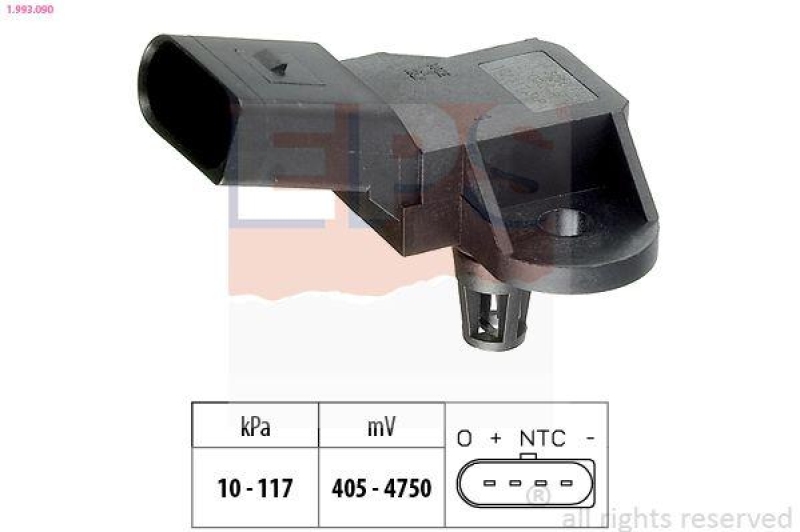 EPS Luftdrucksensor, Höhenanpassung Made in Italy - OE Equivalent