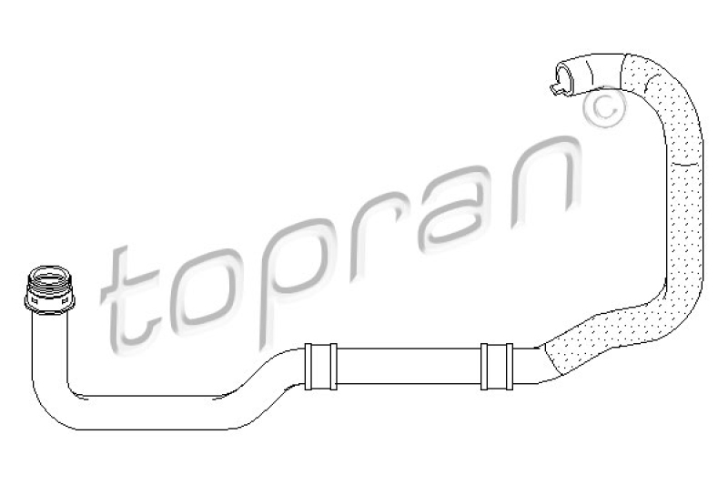 TOPRAN Kühlerschlauch