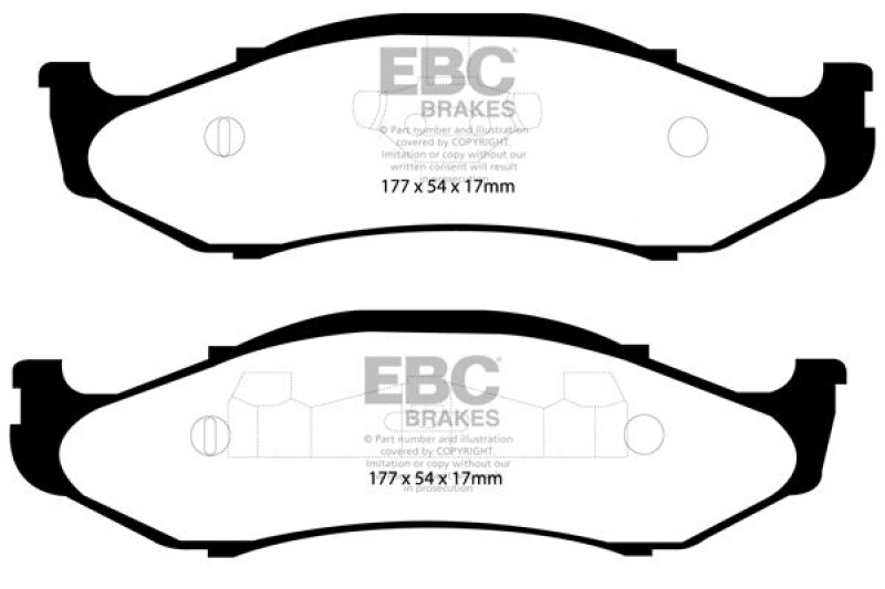 EBC Brakes Brake Pad Set, disc brake