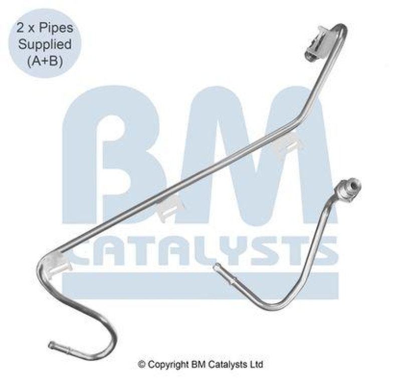 BM CATALYSTS Pressure Pipe, pressure sensor (soot/particulate filter)
