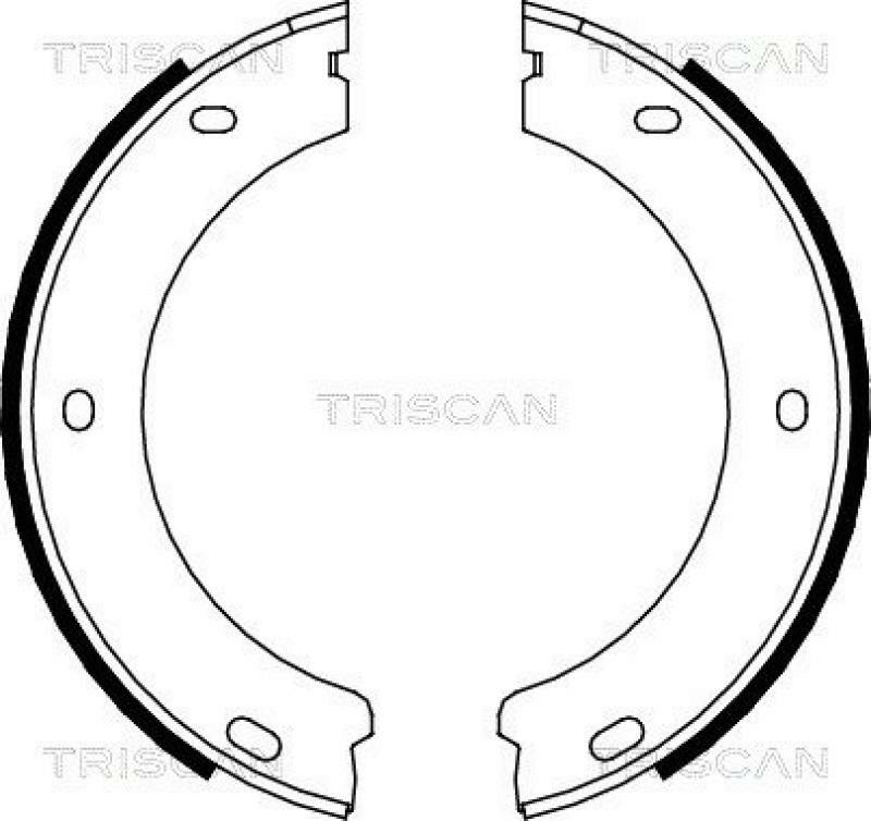 TRISCAN Bremsbackensatz, Feststellbremse