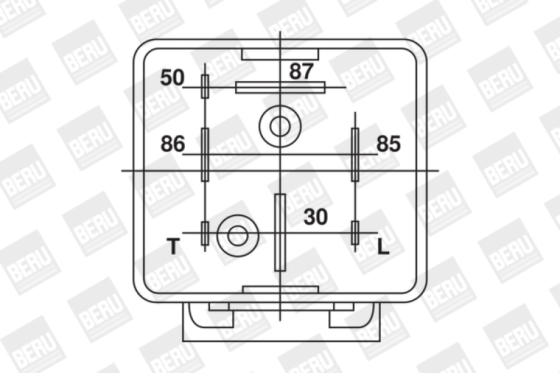 BorgWarner (BERU) Relay, glow plug system