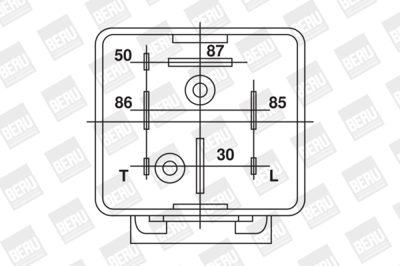 BorgWarner (BERU) Relay, glow plug system