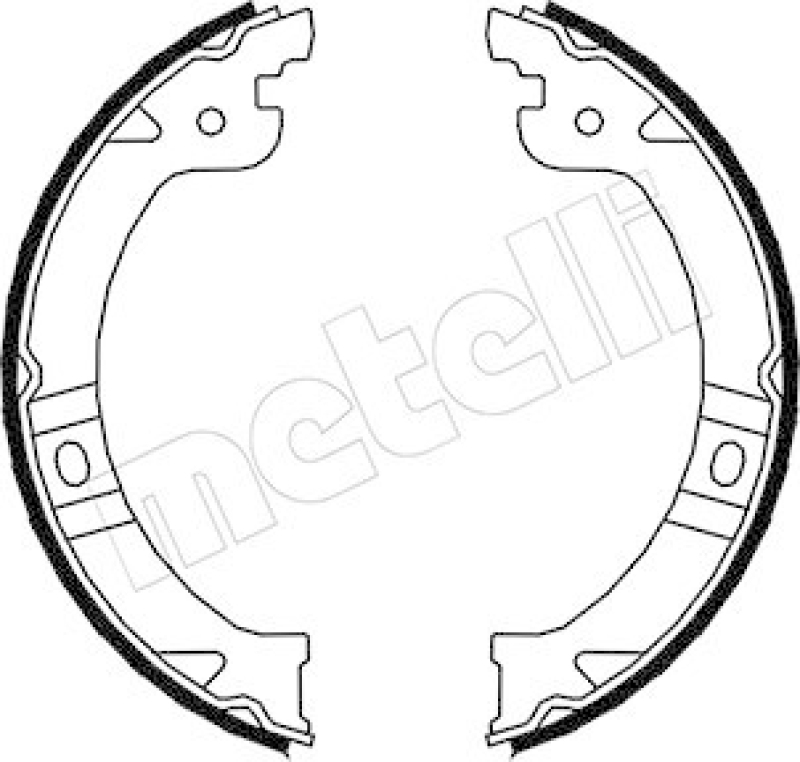 METELLI Bremsbackensatz, Feststellbremse