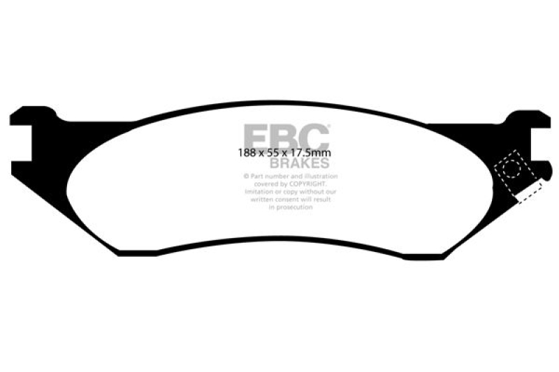 EBC Brakes Brake Pad Set, disc brake