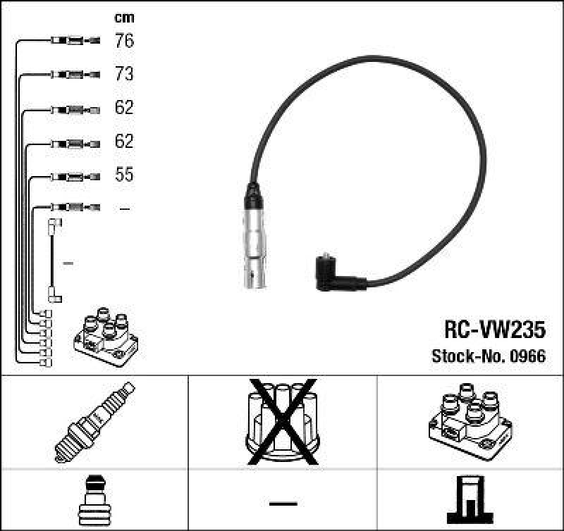 NGK Ignition Cable Kit