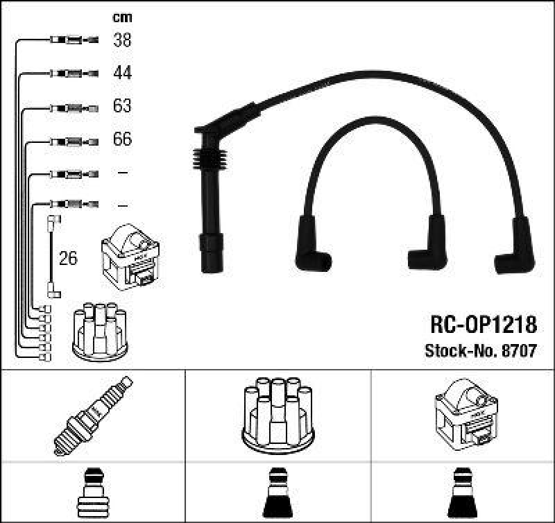 NGK Ignition Cable Kit
