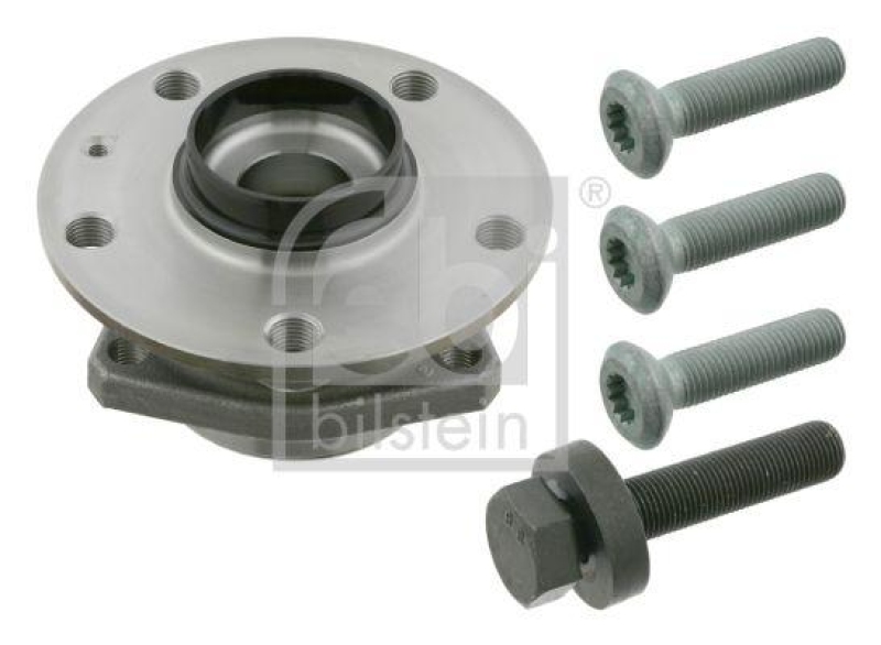 2x FEBI Radlager + Radnabe Vorne Ø136mm passend für VW Golf V 1K1...