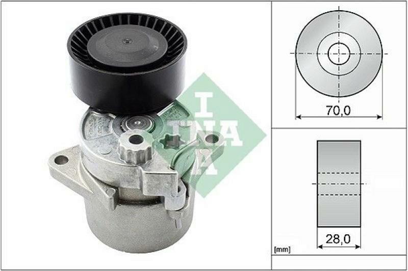 INA Tensioner Lever, v-ribbed belt