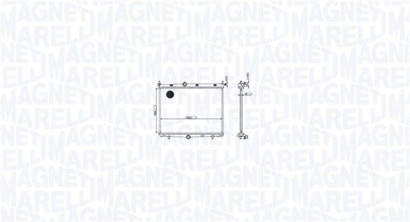 MAGNETI MARELLI K&uuml;hler, Motork&uuml;hlung 350213214800