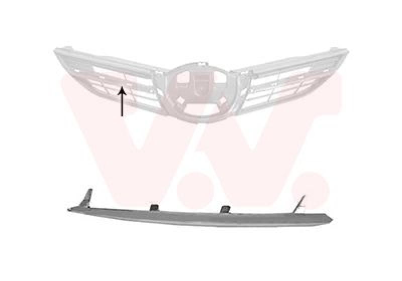 VAN WEZEL Zier-/Schutzleiste, Kühlergitter