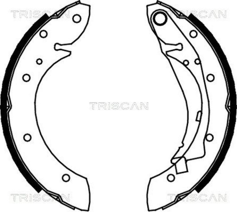 TRISCAN Bremsbackensatz 8100 28598