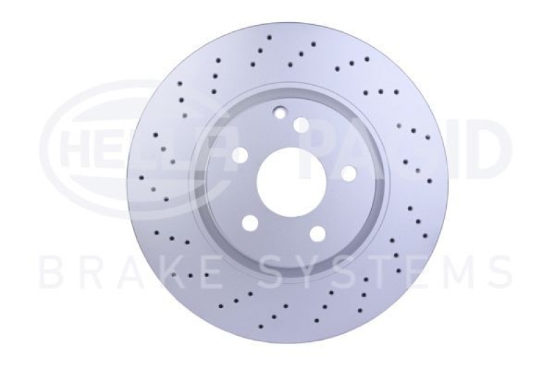 2x HELLA Brake Disc PRO