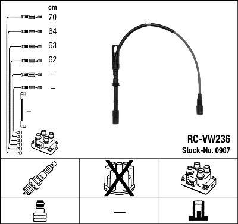 NGK Ignition Cable Kit