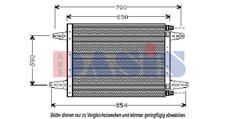 AKS DASIS Kondensator, Klimaanlage