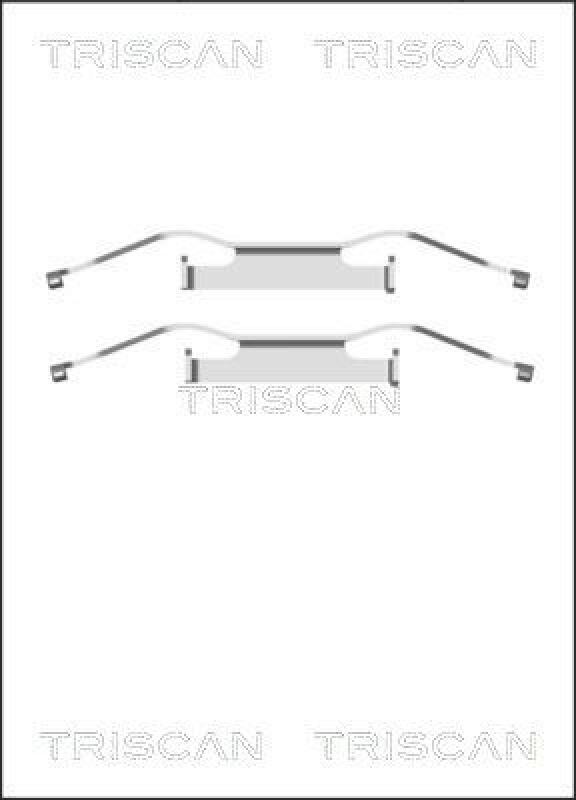 TRISCAN Zubehörsatz, Scheibenbremsbelag