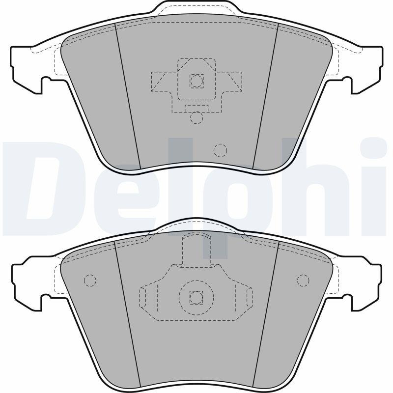 DELPHI Bremsbelagsatz, Scheibenbremse