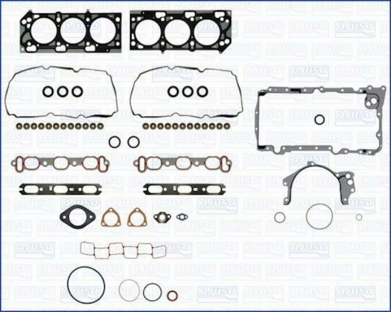 AJUSA Full Gasket Set, engine MULTILAYER STEEL