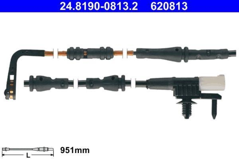 ATE Warning Contact, brake pad wear