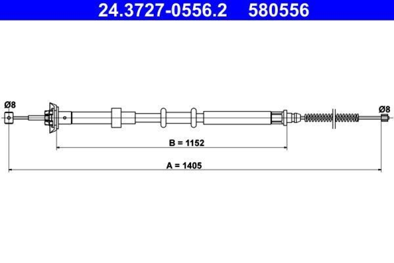 ATE Cable, parking brake