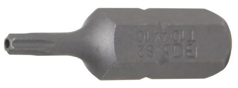 Bit | Länge 30 mm | Antrieb Außensechskant 8 mm (5/16") | T-Profil (für Torx) mit Bohrung T10