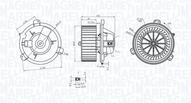 MAGNETI MARELLI Innenraumgebläse