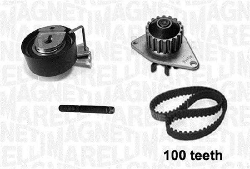 MAGNETI MARELLI Wasserpumpe + Zahnriemensatz