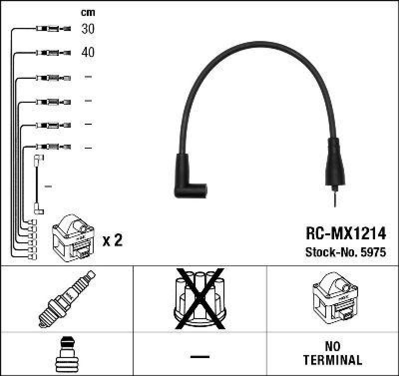 NGK Ignition Cable Kit