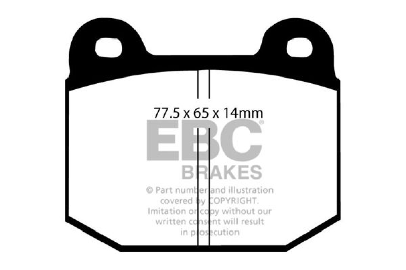 EBC Brakes Bremsbelagsatz, Scheibenbremse