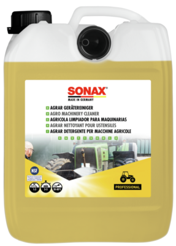 3x Sonax Agrar Gerätereiniger NSF registriert Schmutzlösend und Lackschonend