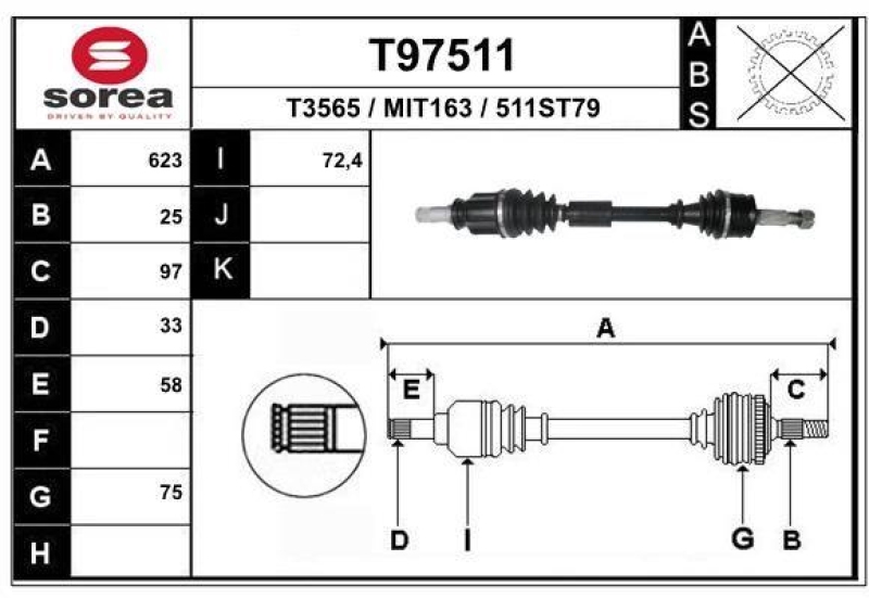 EAI Drive Shaft