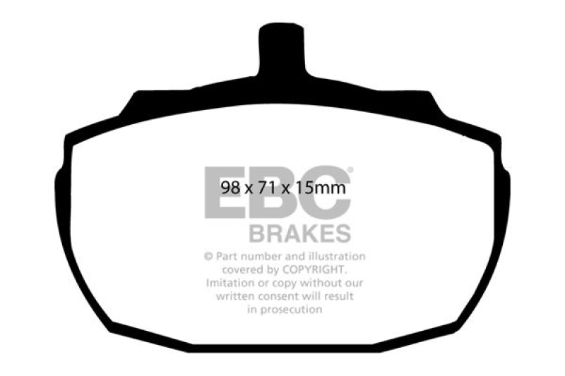 EBC Brakes Bremsbelagsatz, Scheibenbremse