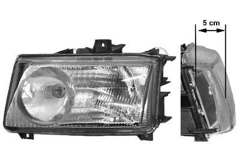 VAN WEZEL Hauptscheinwerfer 4913964V