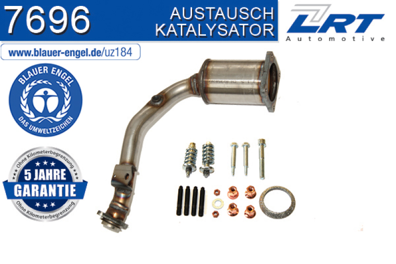 LRT Catalytic Converter ausgezeichnet mit "Der Blaue Engel"