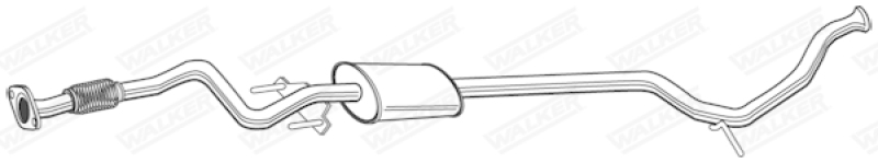 WALKER Vorschalldämpfer