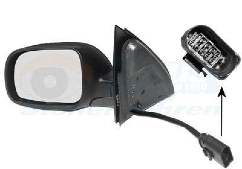 VAN WEZEL Outside Mirror HAGUS